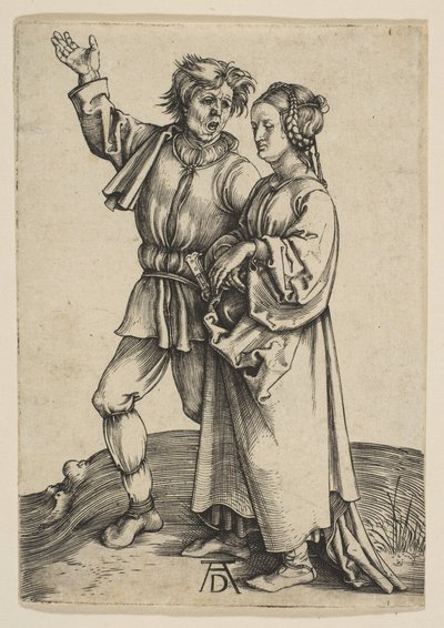 Bonden og hans kone, ca. 1497. av Albrecht Dürer