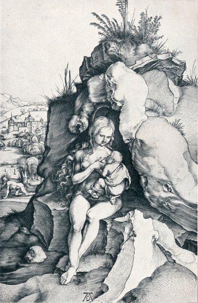 The Penance of St John Chrysostom, 1495 1906 av Albrecht Dürer