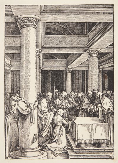 Presentasjonen i tempelet av Albrecht Dürer