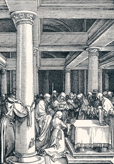 Presentasjonen av Kristus i tempelet, 1506 1906 av Albrecht Dürer