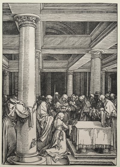 Presentasjonen av Kristus i templet, ca. 1504-1505. av Albrecht Dürer
