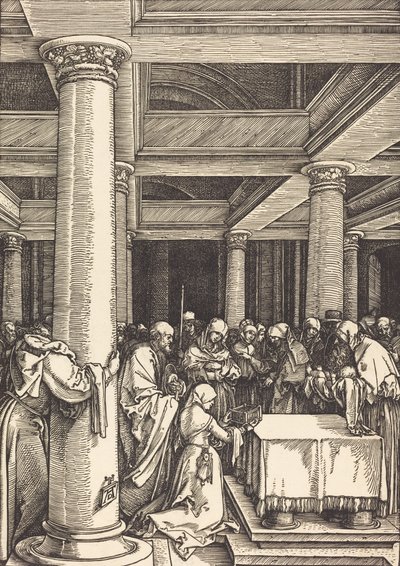 Presentasjonen av Kristus i templet, ca. 15041505. av Albrecht Dürer