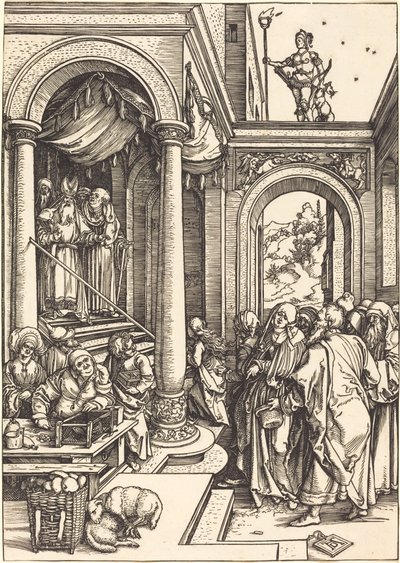 Presentasjonen av jomfruen i tempelet av Albrecht Dürer