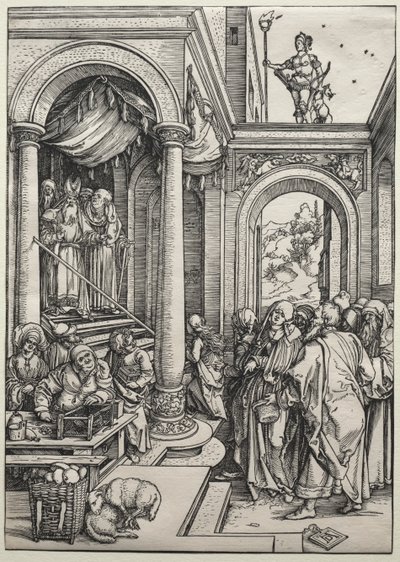 Presentasjonen av jomfruen i tempelet av Albrecht Dürer