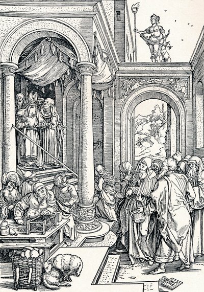 Presentasjonen av jomfruen i tempelet, 1506 1906 av Albrecht Dürer