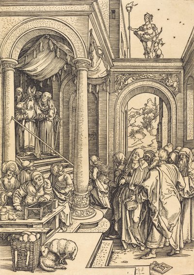 Presentasjonen av jomfruen i tempelet, ca. 15021503. av Albrecht Dürer