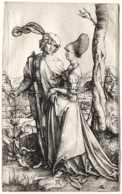 Promenaden, ca. 1497. av Albrecht Dürer