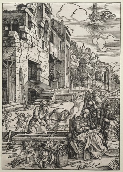Roen i Egypt, ca. 1501-1502. av Albrecht Dürer