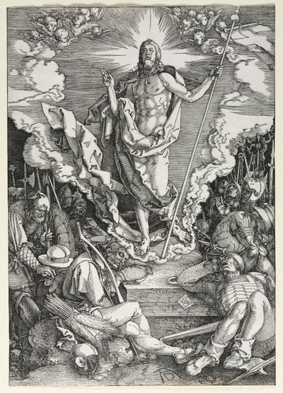 Oppstandelsen, 1510. av Albrecht Dürer