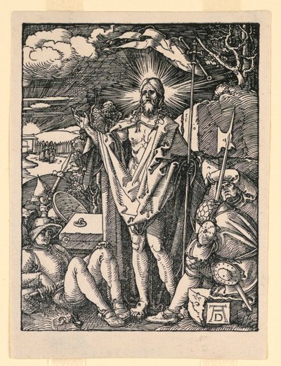 The Resurrection, fra The Little Passion-serien av Albrecht Dürer