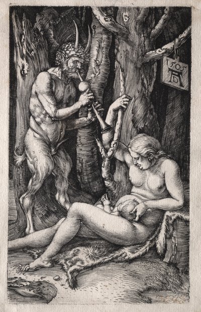 Satyr-familien, 1505. av Albrecht Dürer