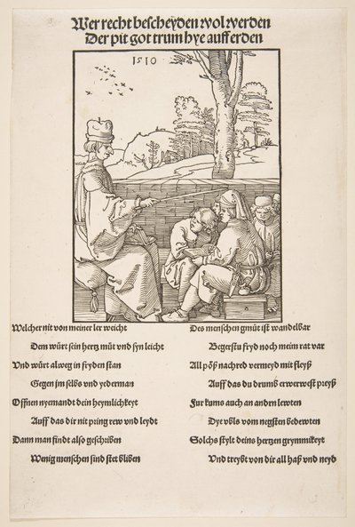 Skolemesteren.n.d. av Albrecht Dürer