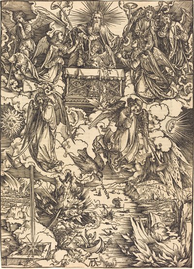 De syv englene med trompetene av Albrecht Dürer