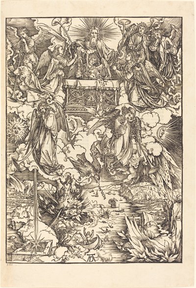 De syv englene med trompetene av Albrecht Dürer