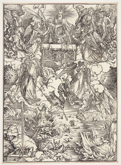 De syv trompeter av Albrecht Dürer