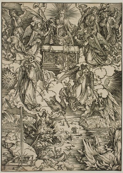 De syv trompeter av Albrecht Dürer