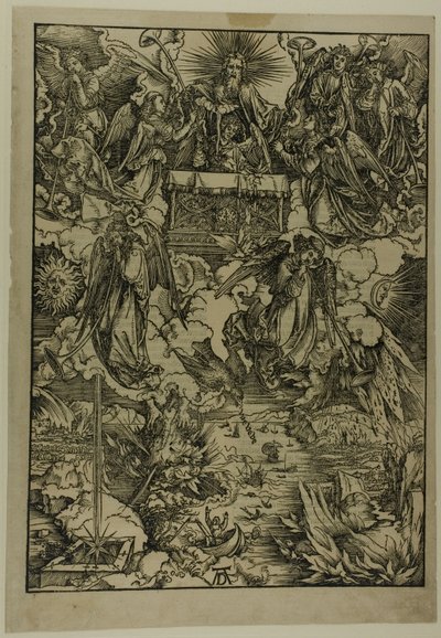 De syv trompetene, fra The Apocalypse av Albrecht Dürer