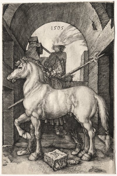 Den lille hesten, 1505. av Albrecht Dürer