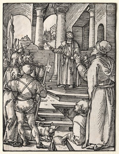 Den lille lidenskapen: Kristus før Pilatus, ca. 1509-1511. av Albrecht Dürer