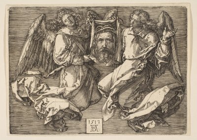 Sudarium vist av to engler, 1513. av Albrecht Dürer