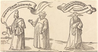 Læreren, presten og forsynet av Albrecht Dürer