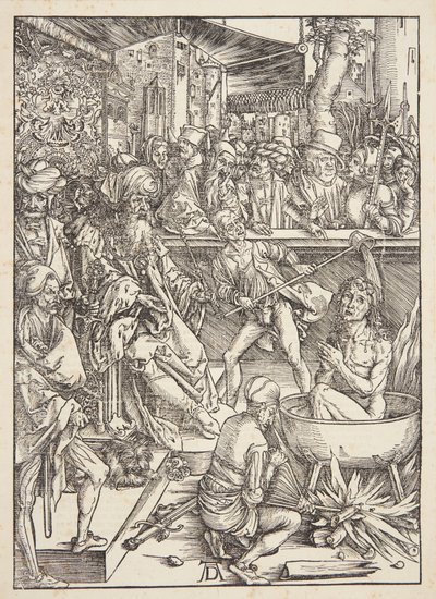 Torturen av St. Johannes evangelisten av Albrecht Dürer