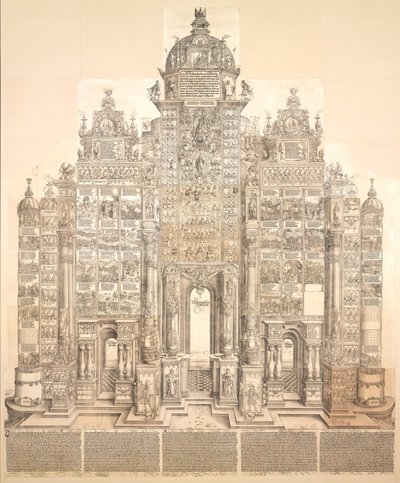 Triumfbuen til keiser Maximilian I av Albrecht Dürer