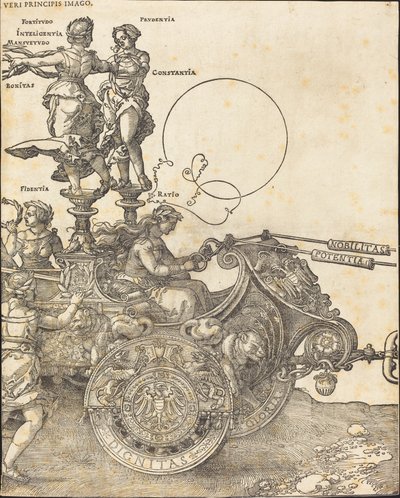 The Triumphal Chariot of Maximilian I (The Great Triumphal Car) [plate 2 av 8] av Albrecht Dürer