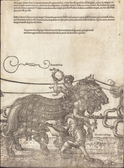 The Triumphal Chariot of Maximilian I (The Great Triumphal Car) [plate 4 av 8] av Albrecht Dürer