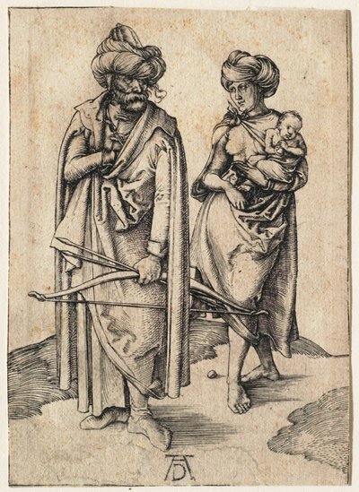 Den tyrkiske familien av Albrecht Dürer