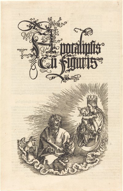Jomfruen som vises for Johannes av Albrecht Dürer