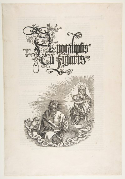 Jomfruen som vises for Johannes, fra The Apocalypse.n.d. av Albrecht Dürer