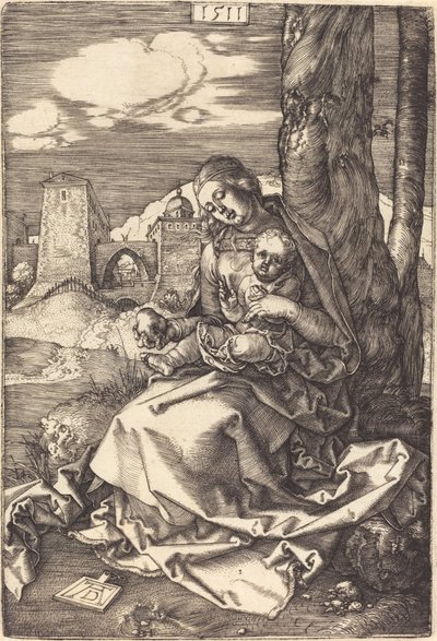 Jomfruen og barnet med pæren av Albrecht Dürer