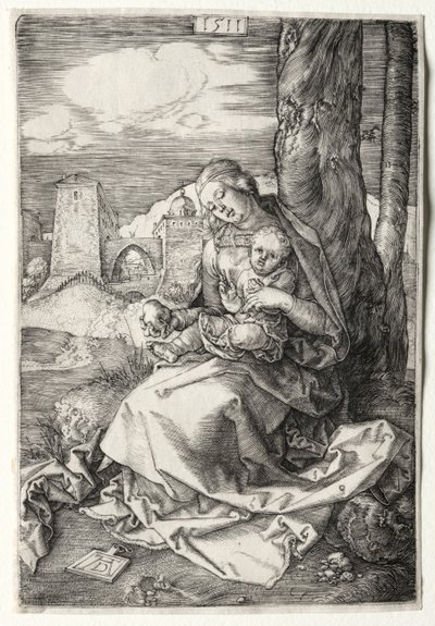 Jomfruen og barnet med pæren av Albrecht Dürer