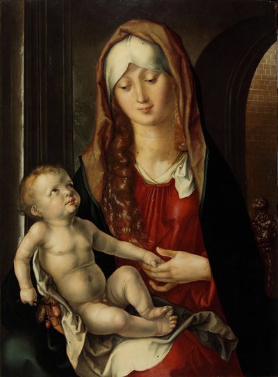 Jomfruen og barnet Madonna del Patrocinio, 1495. av Albrecht Dürer