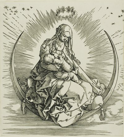 The Virgin on the Crescent, fra The Life of the Virgin av Albrecht Dürer
