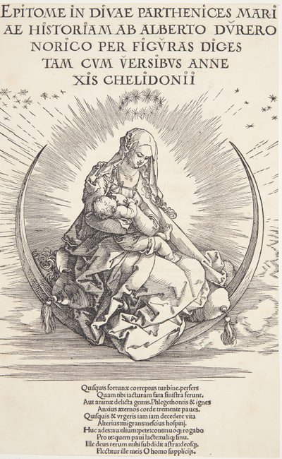 Jomfruen på halvmånen av Albrecht Dürer