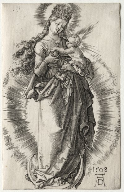 Jomfruen med en stjernekrone av Albrecht Dürer