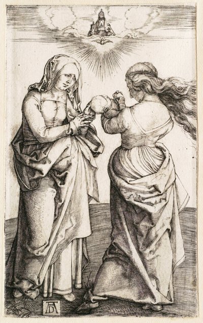 Jomfruen med Kristusbarnet og den hellige Anna av Albrecht Dürer