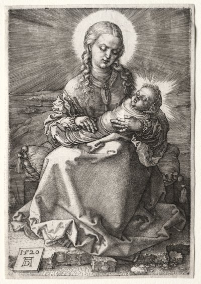 Jomfruen med det svøpte barnet av Albrecht Dürer