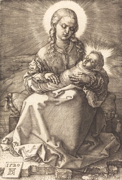 Jomfruen med det svøpte barnet, 1520. av Albrecht Dürer