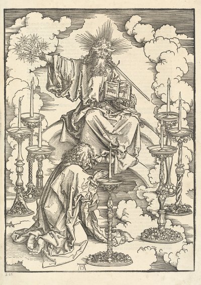 Visjonen om de syv lysestakene av Albrecht Dürer