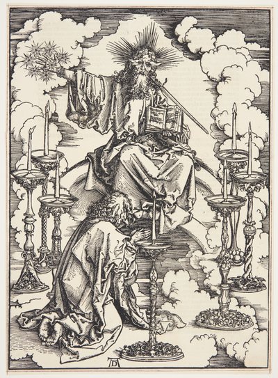 Visjonen om de syv lysestakene av Albrecht Dürer