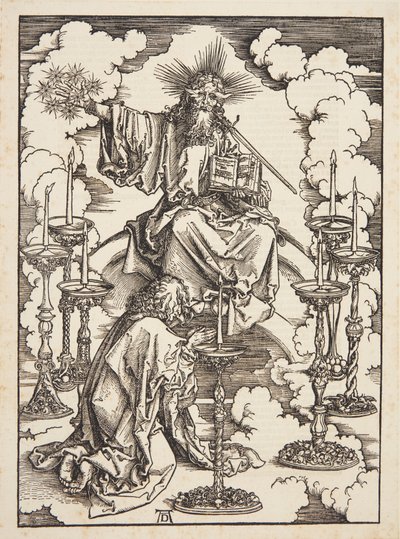 Visjonen om de syv lysestakene av Albrecht Dürer