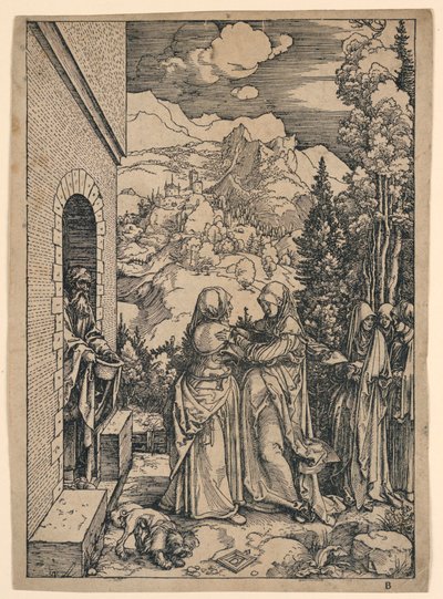 The Visitation, fra "The Life of the Virgin" av Albrecht Dürer
