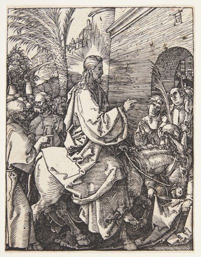 Inntoget i Jerusalem av Albrecht Dürer
