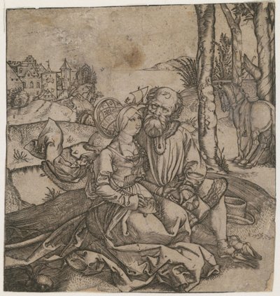 Det dårlig assorterte paret, ca. 1495 av Albrecht Dürer