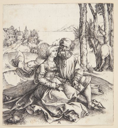 Det dårlig assorterte paret av Albrecht Dürer