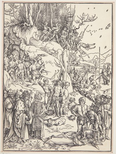 De ti tusens martyrium av Albrecht Dürer