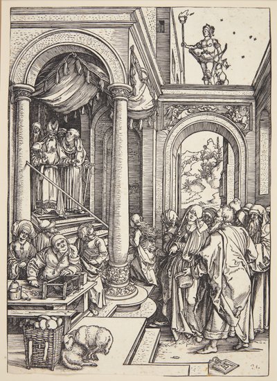 Presentasjonen av jomfruen i templet av Albrecht Dürer
